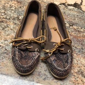 SALE!!! Snakeskin-look Sperry Top-Siders